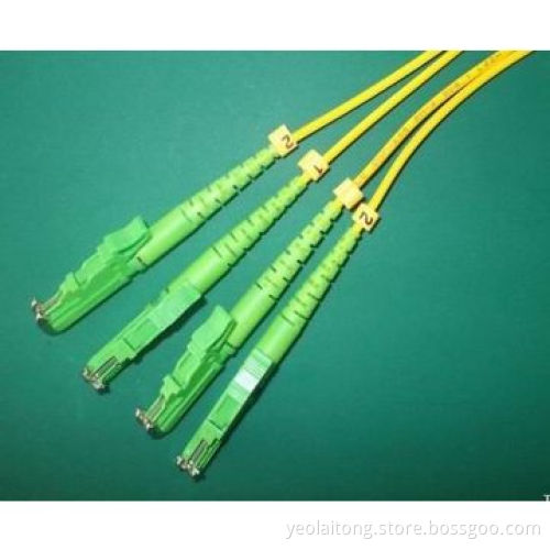E2000 Fiber Patch Cord with Low Insertion Loss and Back Reflection Loss